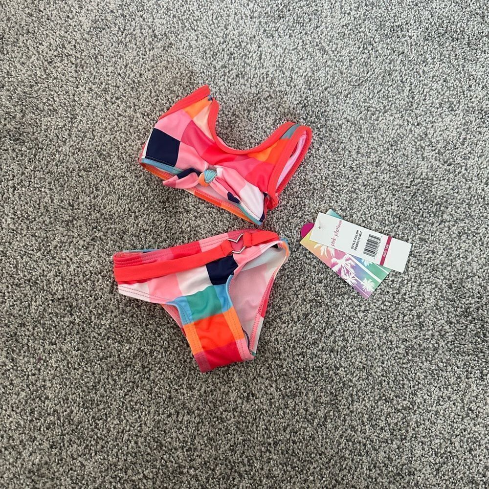 Pink Platinum Multicolor Bikini Set